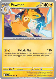 034/094 Pawmot Holo Rare