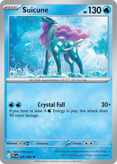 026/094 Suicune Holo Rare
