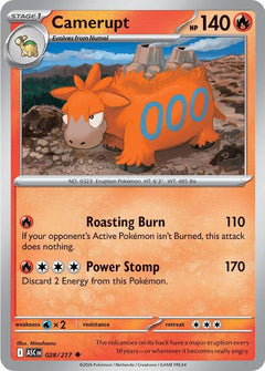 028/217 Camerupt Uncommon