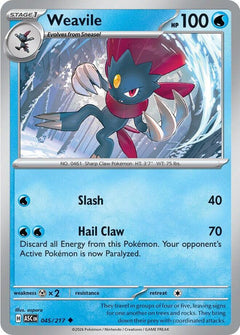 045/217 Weavile Uncommon