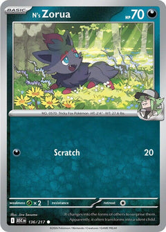 136/217 N's Zorua Common