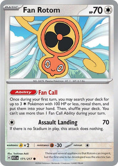 171/217 Fan Rotom Common