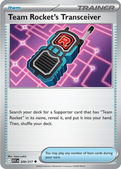 209/217 Team Rocket's Transceiver Reverse Holo Uncommon