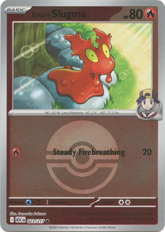 023/217 Ethan's Slugma (Poke Ball) Reverse Holo Common