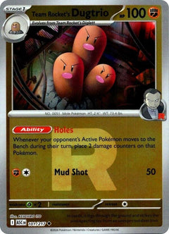 101/217 Team Rocket's Dugtrio - (Team Rocket) Reverse Holo Uncomm