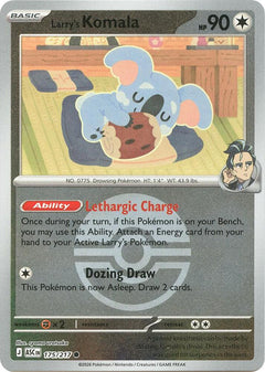 175/217 Larry's Komala (Poke Ball) Reverse Holo Common