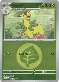 009/217 Bayleef (Energy Symbol Pattern) Reverse Holo Uncommon