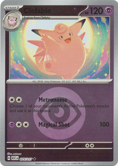 075/217 Clefable (Energy Symbol Pattern) Reverse Holo Uncommon