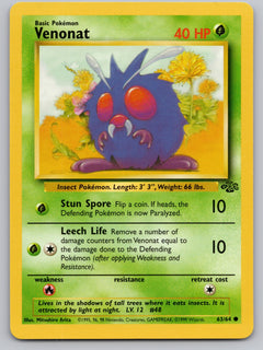 Venonat Unlimited Common Jungle 63/64