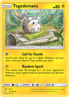 073/236 Togedemaru Uncommon