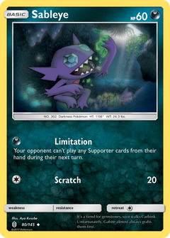 080/145 Sableye Uncommon