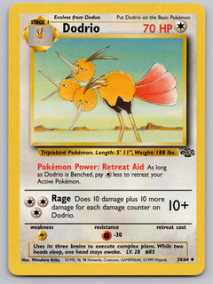 Dodrio Unlimited Uncommon Jungle 34/64