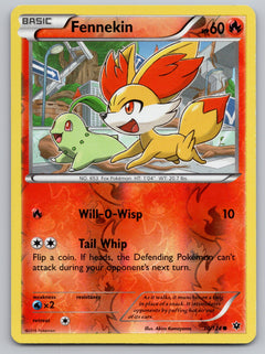 010/124 Fennekin (10) Reverse Holo Common