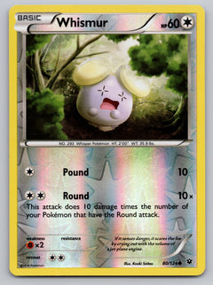 080/124 Whismur Reverse Holo Common