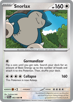 063/088 Snorlax Common