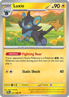 027/088 Luxio Uncommon