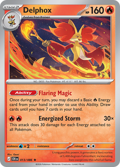 013/086 Delphox Holo Rare