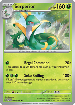 006/088 Serperior Holo Rare