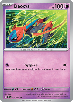 034/086 Deoxys Uncommon