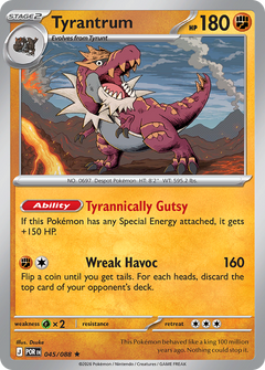 045/088 Tyrantrum Holo Rare