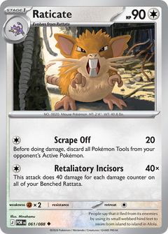 061/088 Raticate Uncommon