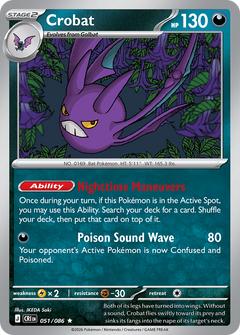 051/086 Crobat Holo Rare