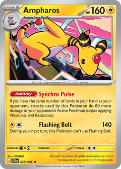 029/086 Ampharos Holo Rare